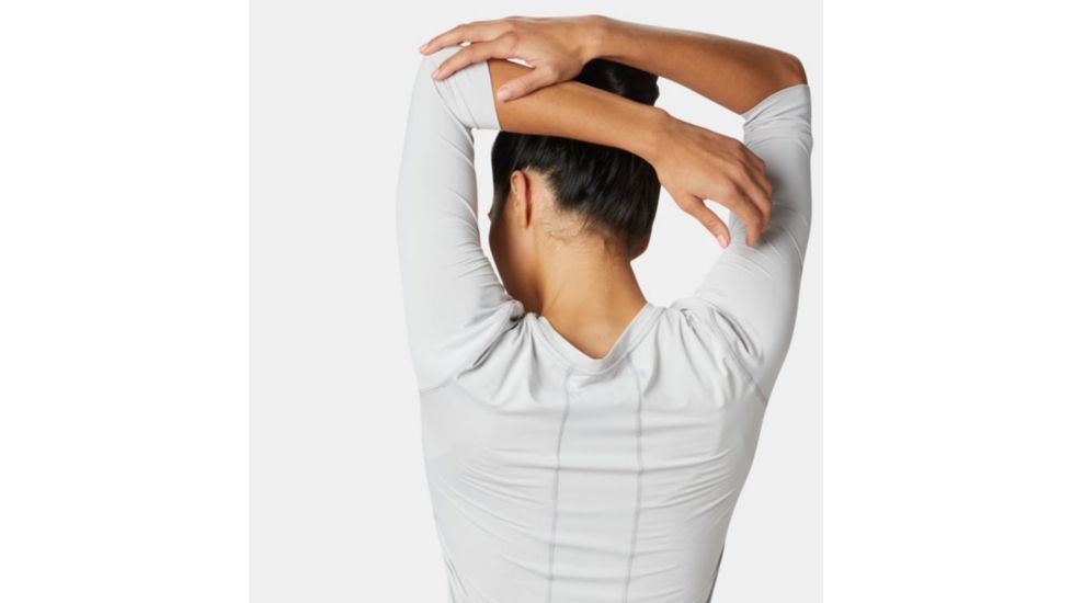 Mountain Hardwear Crater Lake 3/4 Crew - Womens, Grey Ice, Extra Small, 1847301063-XS