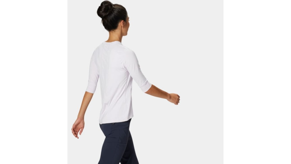 Mountain Hardwear Crater Lake 3/4 Crew - Womens, Quartz, Large, 1847301501-L