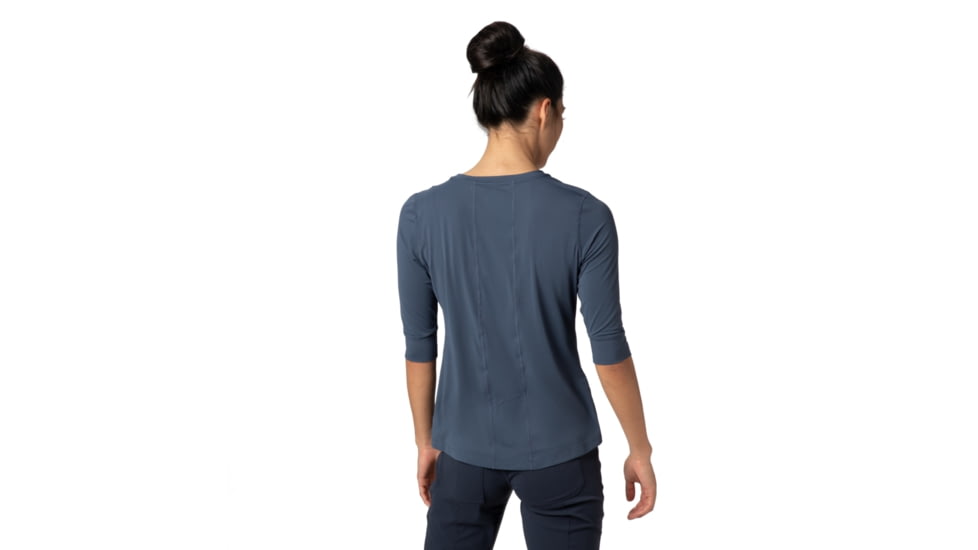 Mountain Hardwear Crater Lake 3/4 Crew - Womens, Zinc, Small, 1847301492-S