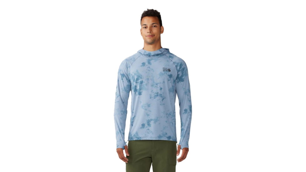 Mountain Hardwear Crater Lake Long Sleeve Hoody - Men's, Element Nebula Print, Extra Large, 1982411435-XL