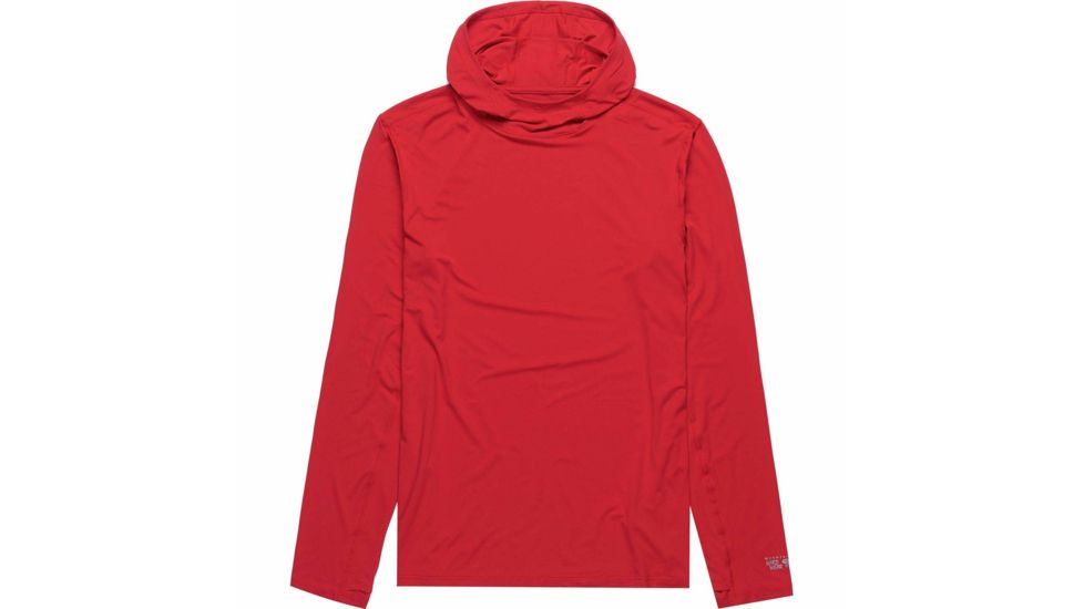 Mountain Hardwear Crater Lake Long Sleeve Hoody - Men's, Racer, Large, 1829321637-L