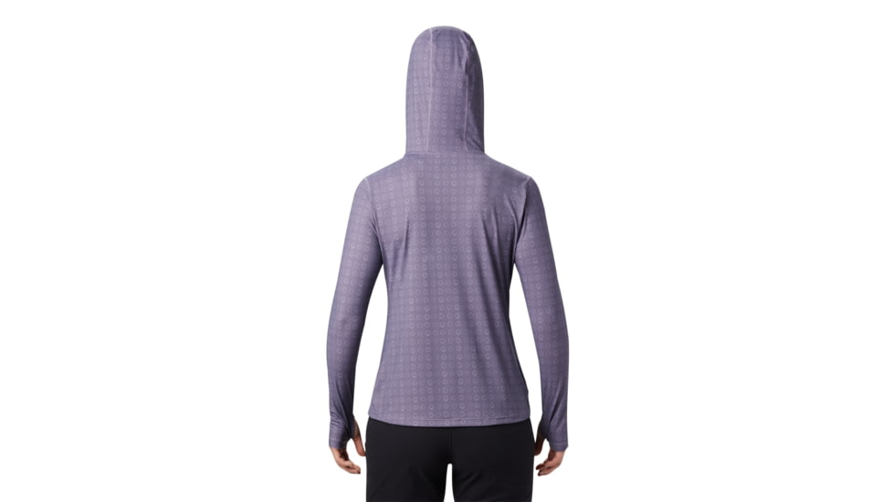 Mountain Hardwear Crater Lake Long Sleeve Hoody - Womens, Dusted Sky, Large, 1829681549-Dusted Sky-L