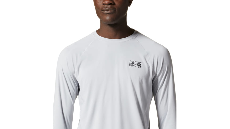 Mountain Hardwear Crater Lake Long Sleeve Tops - Men's, Glacial, S, 1982421-097-S