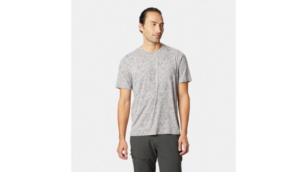 Mountain Hardwear Crater Lake Short Sleeve T-Shirt - Men's, Steam Print, Small, 1829341089-S