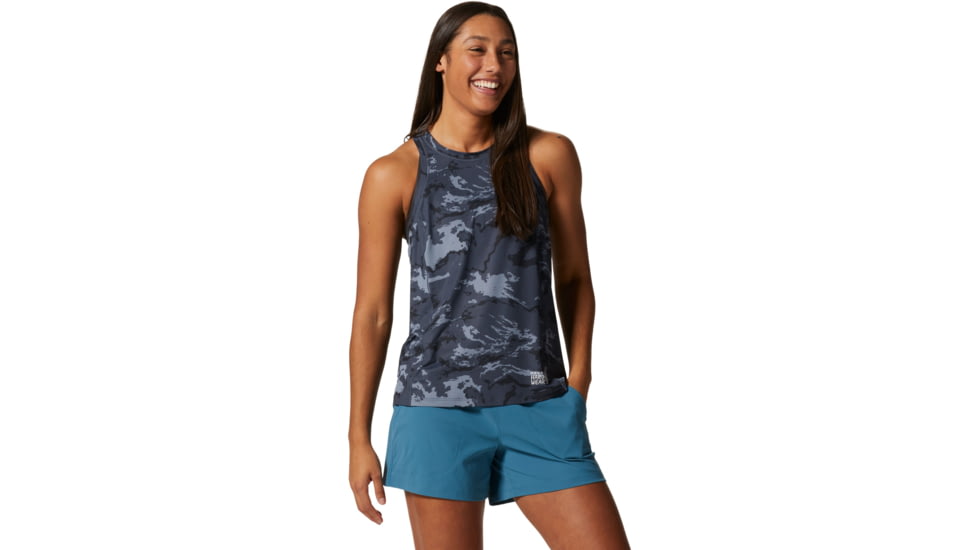 Mountain Hardwear Crater Lake Tank Top - Womens, Blue Slate Crag, Small, 1986781417-S