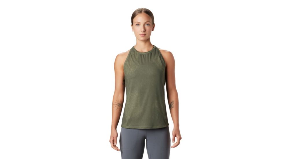 Mountain Hardwear Crater Lake Tank - Womens, Light Army, Medium, 1885021333-Light Army-M