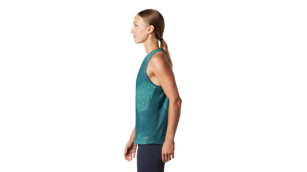 Mountain Hardwear Crater Lake Tank - Womens, Washed Turq, Medium, 1885021447-M