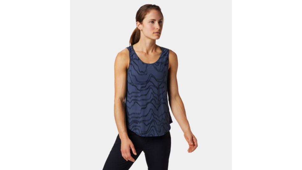 Mountain Hardwear Crater Lake Tank - Women's, Zinc, Extra Small, 1829691492-XS