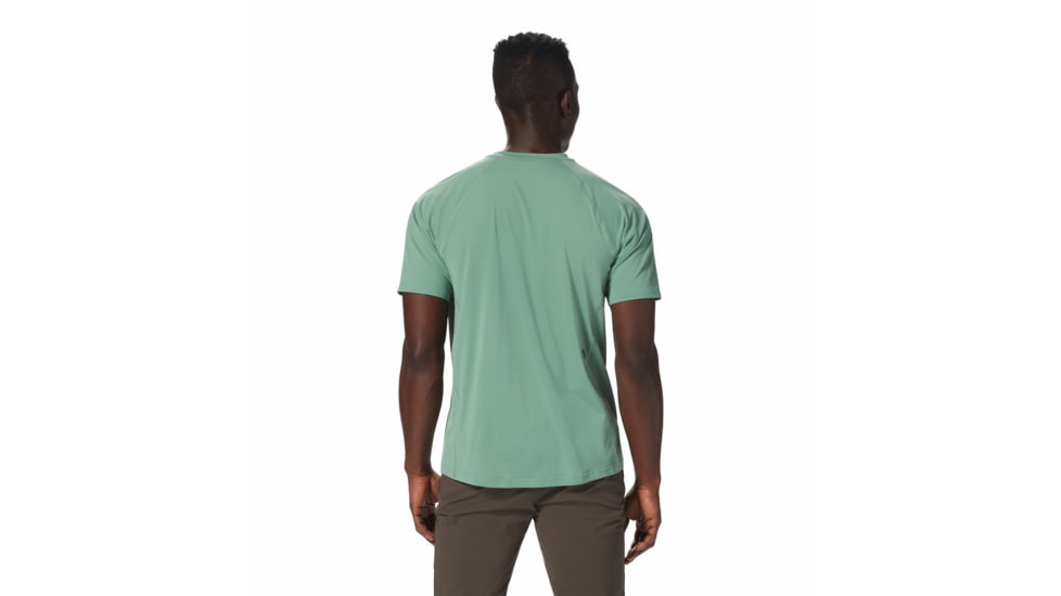 Mountain Hardwear CraterLake Short Sleeve Top - Mens, Aloe, Extra Large, 1982431358-Aloe-XL