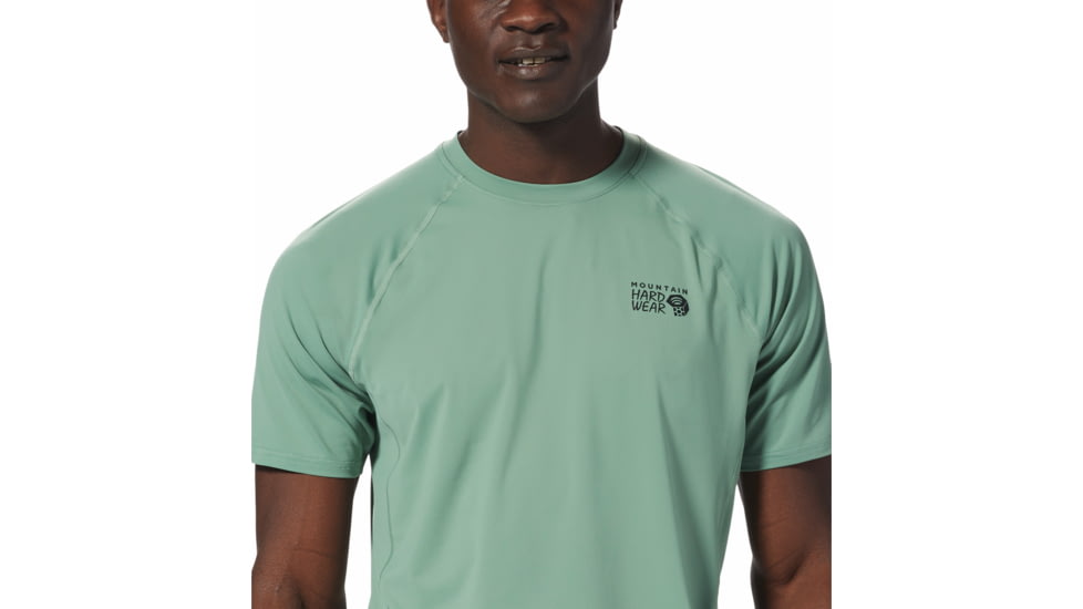 Mountain Hardwear CraterLake Short Sleeve Top - Mens, Aloe, Extra Large, 1982431358-Aloe-XL