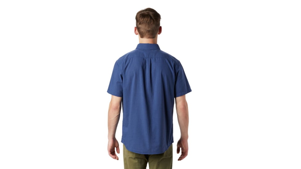 Mountain Hardwear Crystal Valley Short Sleeve Shirt - Mens, Better Blue, Small, 1879071452-Better Blue-S