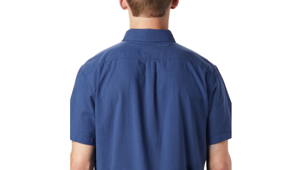 Mountain Hardwear Crystal Valley Short Sleeve Shirt - Mens, Better Blue, Small, 1879071452-Better Blue-S
