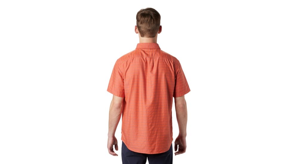 Mountain Hardwear Crystal Valley Short Sleeve Shirt - Mens, Dark Clay, Medium, 1879071840-M