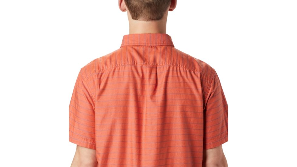 Mountain Hardwear Crystal Valley Short Sleeve Shirt - Mens, Dark Clay, Medium, 1879071840-M
