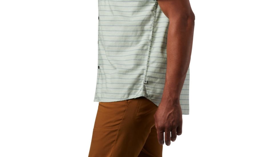 Mountain Hardwear Crystal Valley Short Sleeve Shirt - Mens, Glacial Mint, Small, 1879071372-S