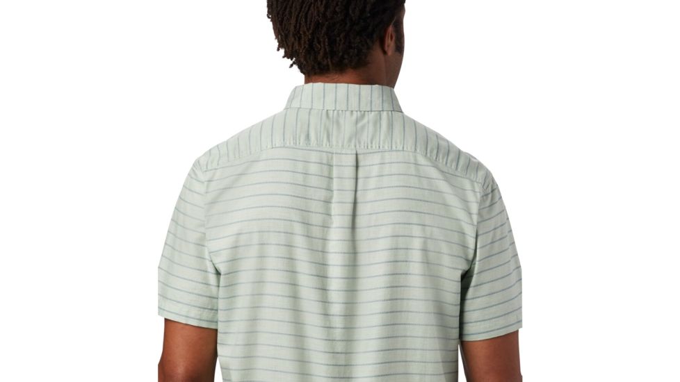 Mountain Hardwear Crystal Valley Short Sleeve Shirt - Mens, Glacial Mint, Small, 1879071372-S