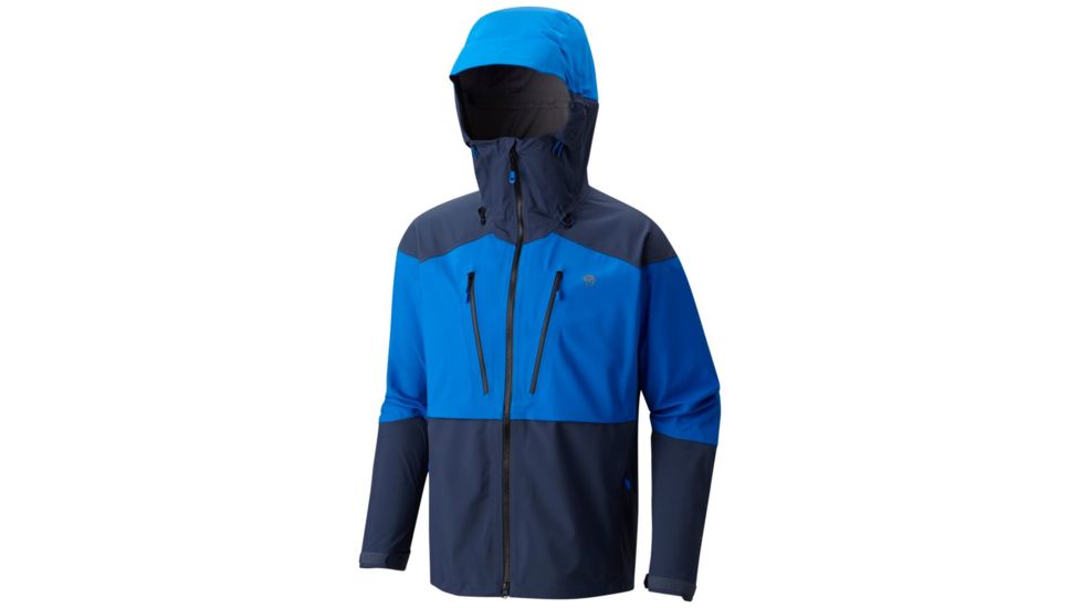 Mountain Hardwear Cyclone Jacket - Men's, Altitude Blue, Zinc, L 1731851438-L