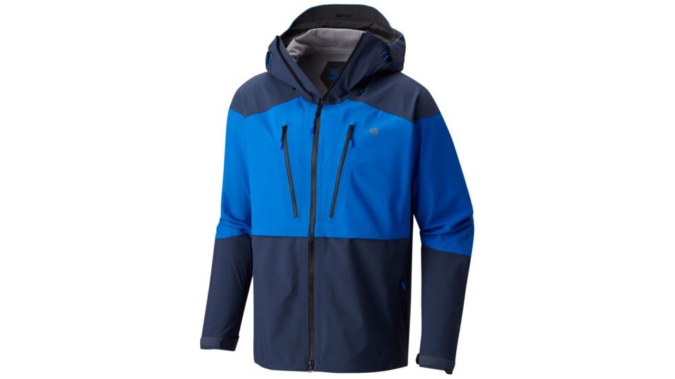 Mountain Hardwear Cyclone Jacket - Men's, Altitude Blue, Zinc, L 1731851438-L