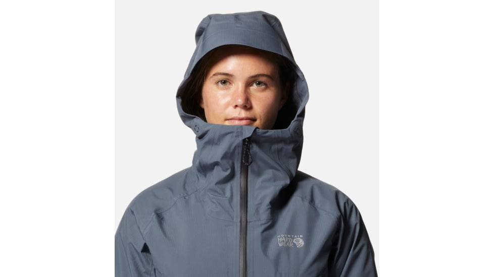 Mountain Hardwear Dawnlight Gore-Tex Pro Jacket - Womens, Blue Slate, Extra Large, 2024641417-XL