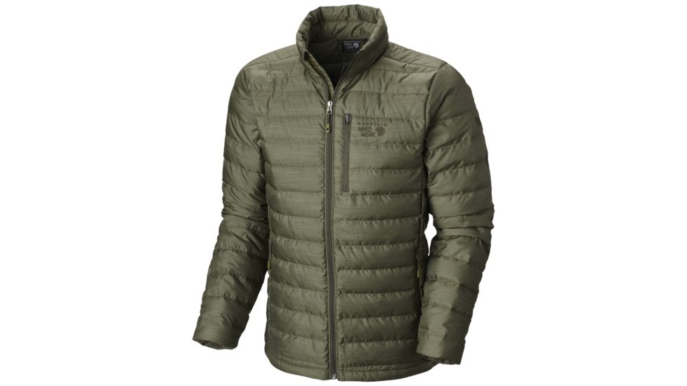 Mountain Hardwear Debark Down Jacket - Men's-Peatmoss-Small
