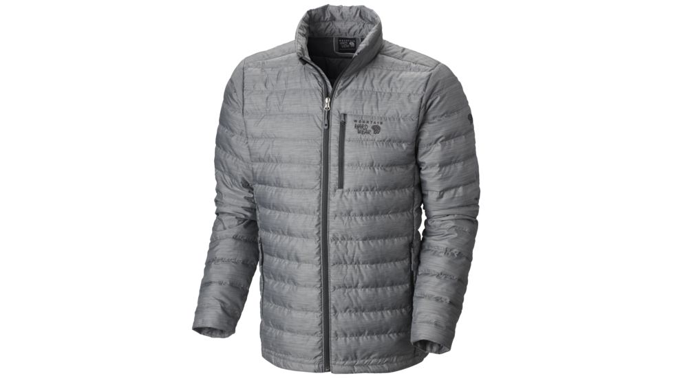 Mountain Hardwear Debark Down Jacket - Men's-Shark-Small