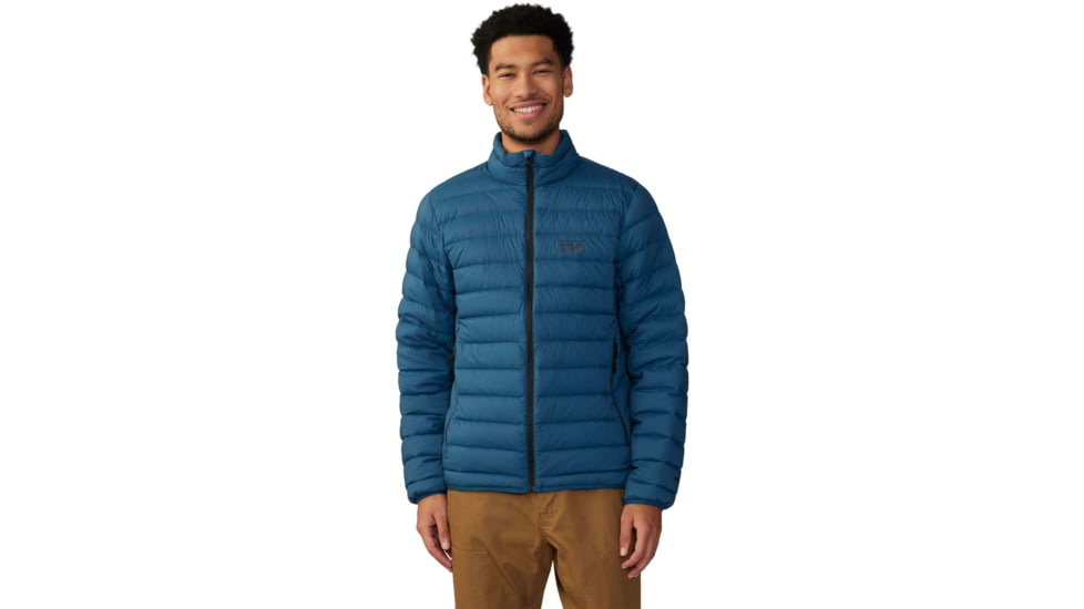 Mountain Hardwear Deloro Down Jacket - Men's, Dark Caspian, Small, 2004001418-Dark Caspian-S