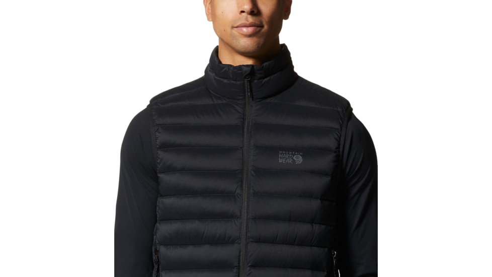 Mountain Hardwear Deloro Down Vest - Mens, Black, Large, 2091971010-L