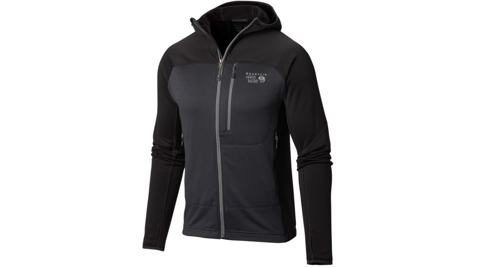 Desna Grid Hooded Jacket - Mens-Shark-XX-Large