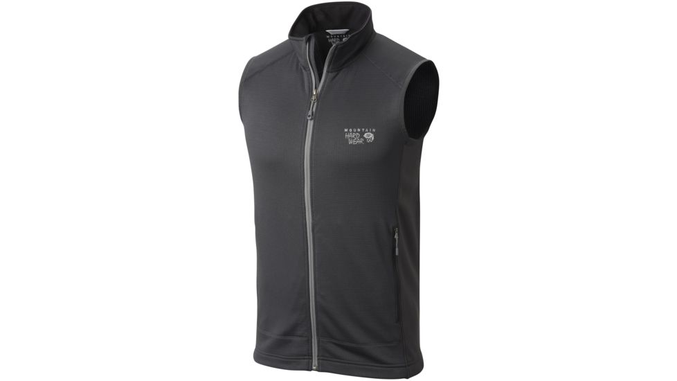 Mountain Hardwear Desna Grid Vest - Mens -Shark-Large