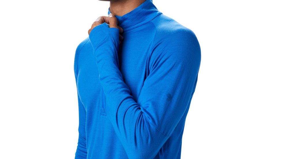 Mountain Hardwear Diamond Peak 1/2 Zip - Men's, Altitude Blue, Medium, 1829141438-M