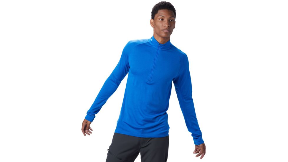 Mountain Hardwear Diamond Peak 1/2 Zip - Men's, Altitude Blue, Medium, 1829141438-M