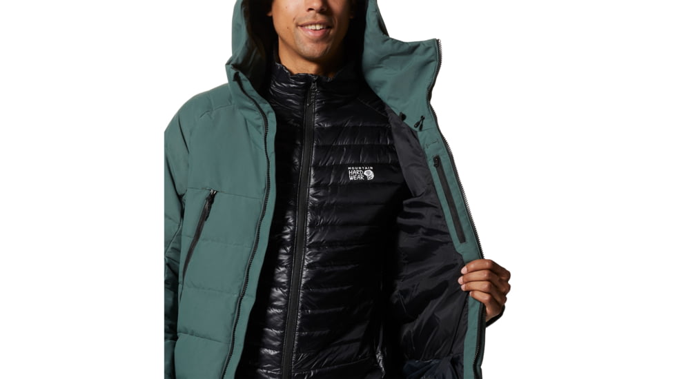 Mountain Hardwear Direct North Gore-Tex Down Jacket - Mens, Black Spruce, Small, 1942901352-Black Spruce-S