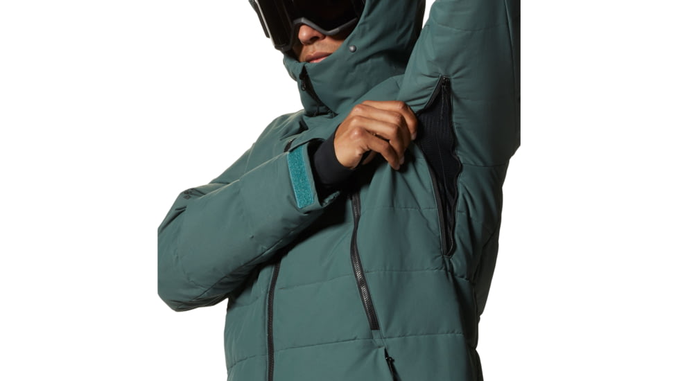 Mountain Hardwear Direct North Gore-Tex Down Jacket - Mens, Black Spruce, Small, 1942901352-Black Spruce-S