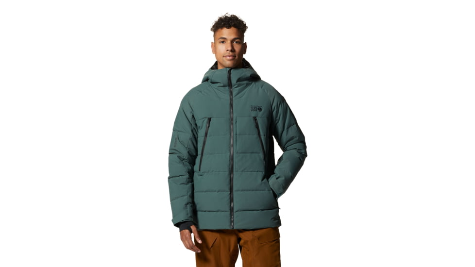 Mountain Hardwear Direct North Gore-Tex Down Jacket - Mens, Black Spruce, Small, 1942901352-Black Spruce-S