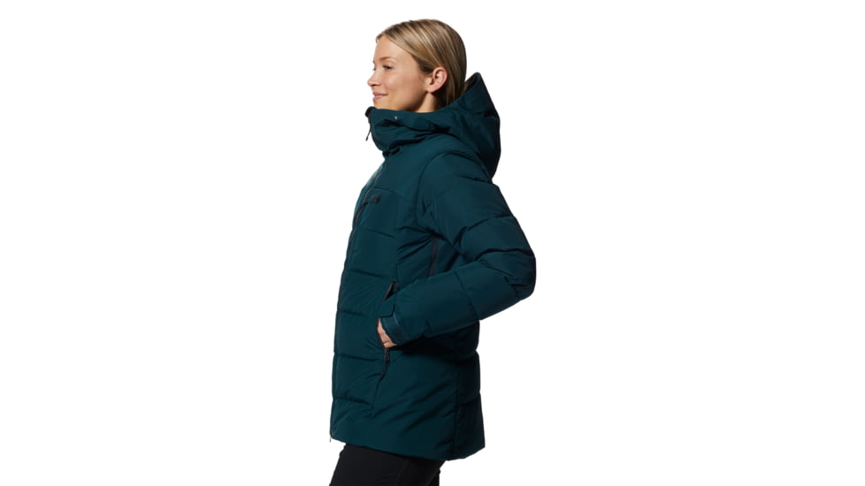Mountain Hardwear Direct North Gore-Tex Down Jacket - Womens, Dark Marsh, Small, 1943111375-Dark Marsh-S