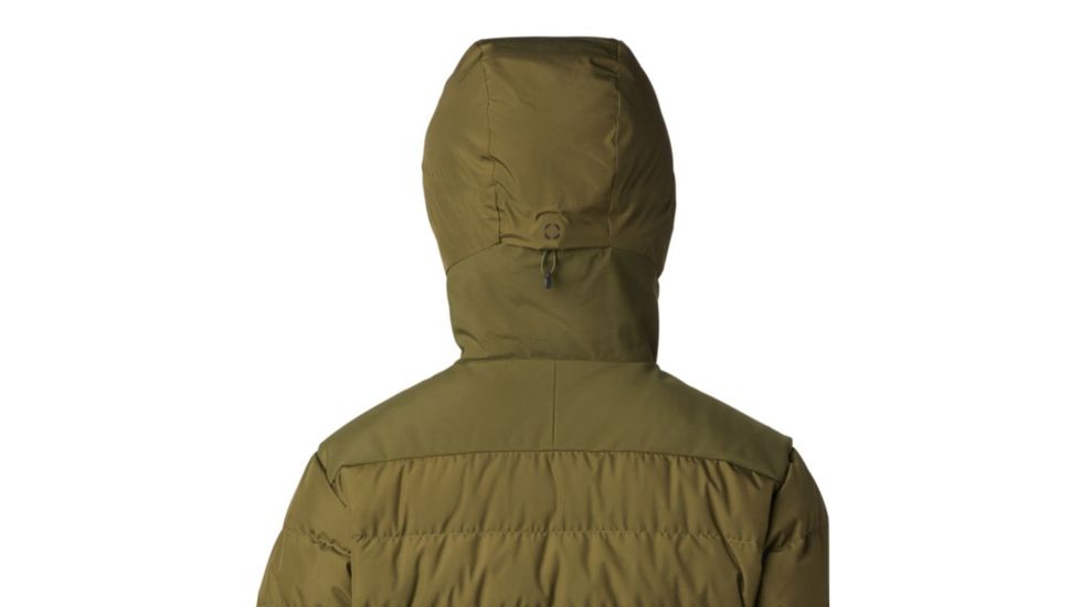 Mountain Hardwear Direct North Gore Windstopper Down Jacket - Mens, Combat Green, Extra Large, 1851271353-XL
