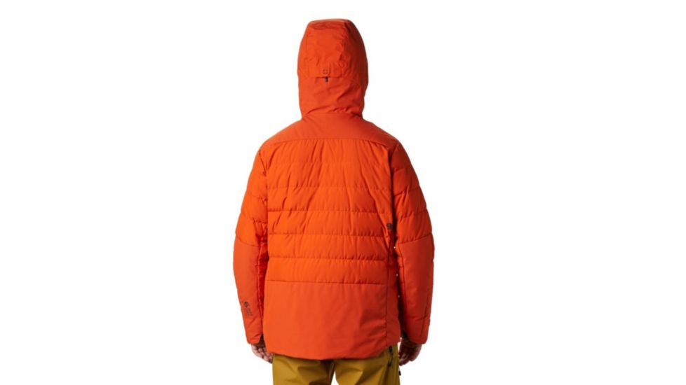 Mountain Hardwear Direct North Gore Windstopper Down Jacket - Mens, Haze Orange, Large, 1851271866-L