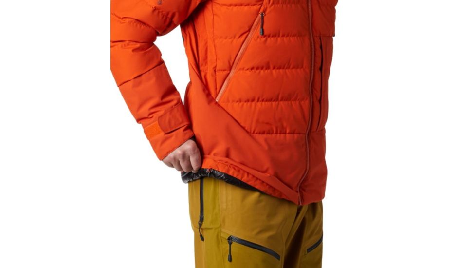 Mountain Hardwear Direct North Gore Windstopper Down Jacket - Mens, Haze Orange, Large, 1851271866-L
