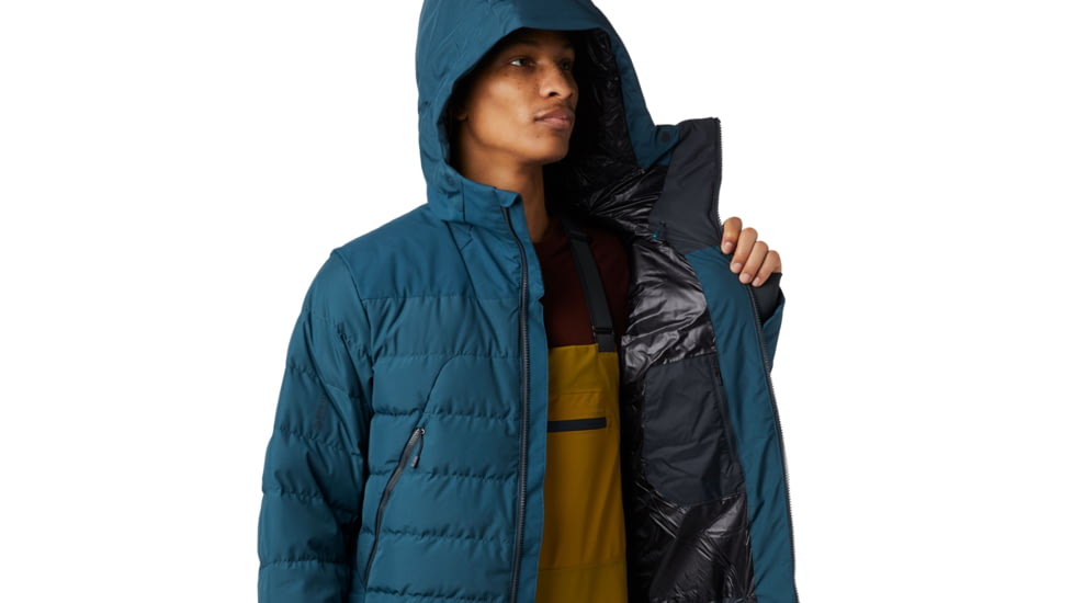 Mountain Hardwear Direct North Gore Windstopper Down Jacket - Mens, Icelandic, 2XL, OM7769324-XXL