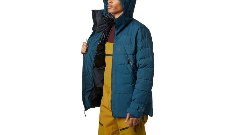 Mountain Hardwear Direct North Gore Windstopper Down Jacket - Mens, Icelandic, Large, 1851271324-L