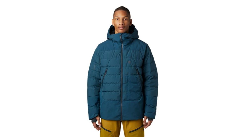 Mountain Hardwear Direct North Gore Windstopper Down Jacket - Mens, Icelandic, Large, 1851271324-L