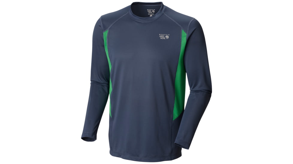 Mountain Hardwear Double Wicked Long Sleeve Shirt - Men's-Zinc-Small