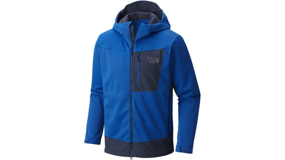 Mountain Hardwear Dragon Hooded Jacket - Men's-Altitude Blue-Small