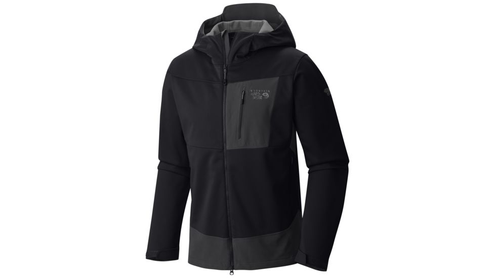 Mountain Hardwear Dragon Hooded Jacket - Men's-Black-Large