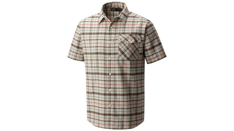 Mountain Hardwear Drummond Short Sleeve Shirt - Men's, Stone, XL 1708181023-XL