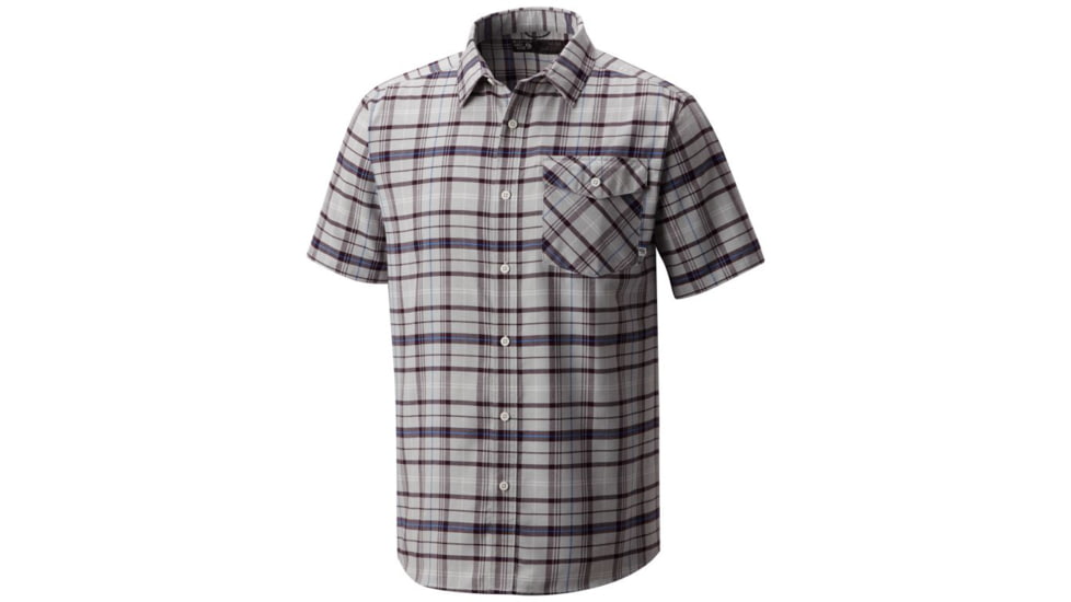 Mountain Hardwear Drummond Short Sleeve Shirt - Men's, Grey Ice, L 1708181063-L