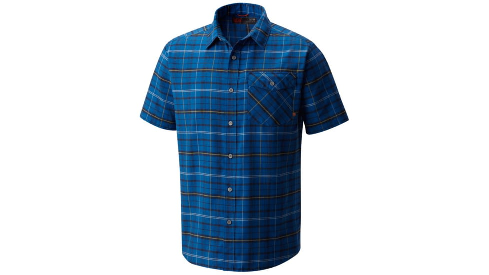 Mountain Hardwear Drummond Short Sleeve Shirt - Men's, Nightfall Blue, L 1708181448-L