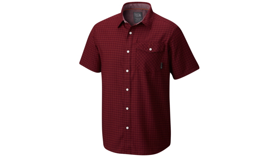 Mountain Hardwear Drummond Short Sleeve Shirt - Men's-Cote Du Rhone-Small