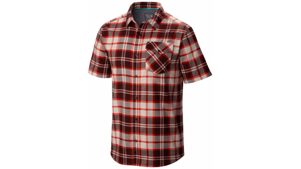 Mountain Hardwear Drummond Short Sleeve Shirt - Men's-Redwood-XX-Large