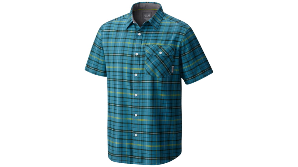 Mountain Hardwear Drummond Short Sleeve Shirt - Men's-Shasta-Small